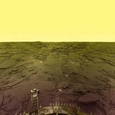 stefan_pmp - Zdjęcie powierzchni Wenus wykonane przez lądownik Wenera 14. Lądownik st...