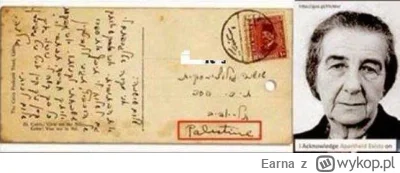 Earna - Posiadaczka palestyńskiego paszportu, późniejsza premier Izraela w latach 196...