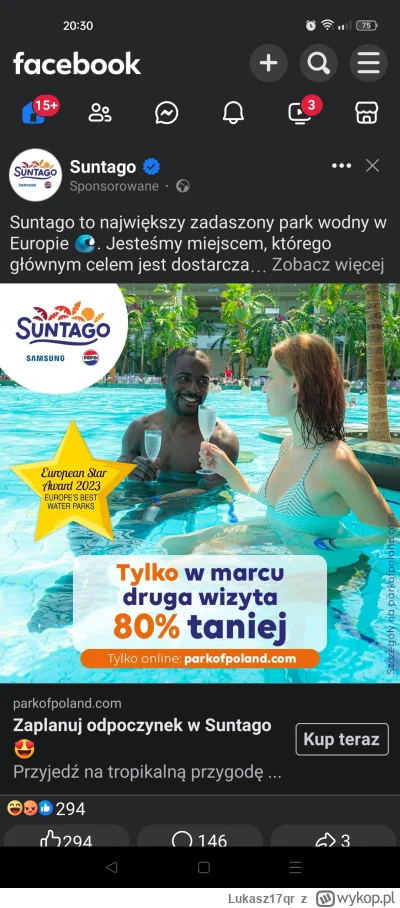 Lukasz17qr - Patrzcie jaka ciekawa oferta. 

#mokebe #polka #suntago