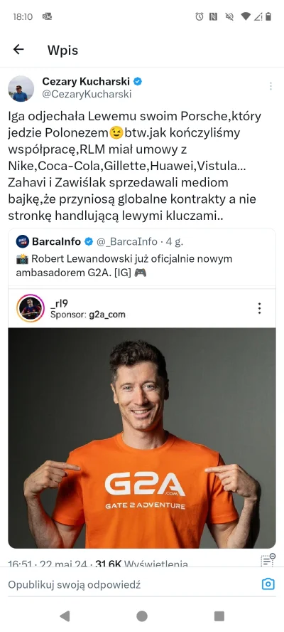 marcelus - Trudno się nie zgodzić z Kucharskim #mecz #pilkanozna #lewandowski