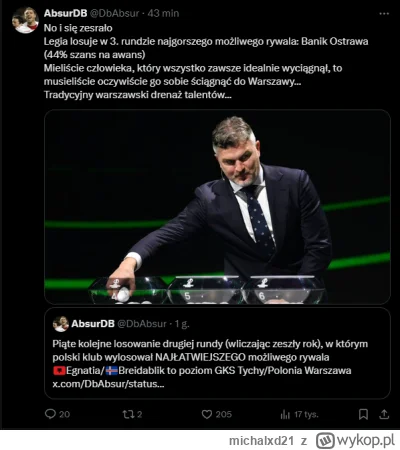 michalxd21 - Jak my mamy być poważni, skoro obsranko jest przed potężnym Banikiem Ost...