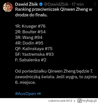 cukiereczek3012 - ( ͡° ͜ʖ ͡°)
#tenis