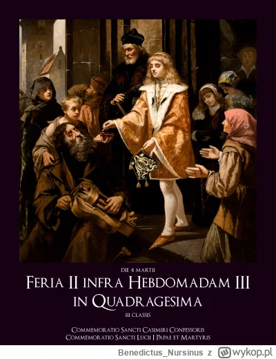 BenedictusNursinus - #kalendarzliturgiczny #wiara #kosciol #katolicyzm

poniedziałek,...