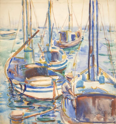 Bobito - #obrazy #sztuka #malarstwo #art

Donna Schuster (Amerykanka, 1883-1953): Łod...