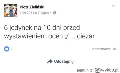 jajmun - dlaczego nie powie sie o prawdziwej absencji zielińskiego

#mecz