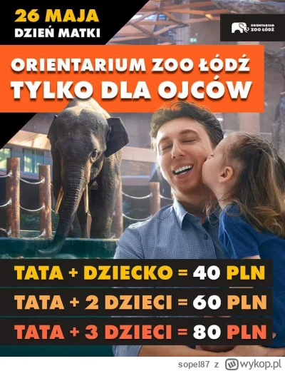 sopel87 - #zoo #lodz #dziemamy #promocje
ZOO Łódź, robisz to dobrze ;)

https://m.fac...