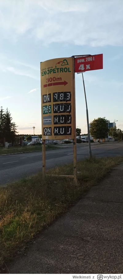 Wielkimati - #heheszki 
#!$%@?ło te ceny benzyny