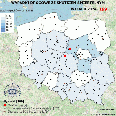 Salido - Minął 35. (z 73) dzień wakacji. 

W ciągu ostatniej doby miały miejsce 2 wyp...