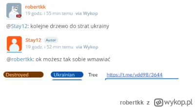 robertkk - i dzisiaj to samo drzewo co mu pisałem wczoraj pojawiło się jako strata xD