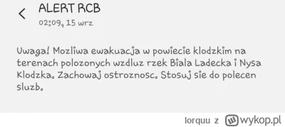 lorquu - #powodz Alert RCB dotarł stabilnie