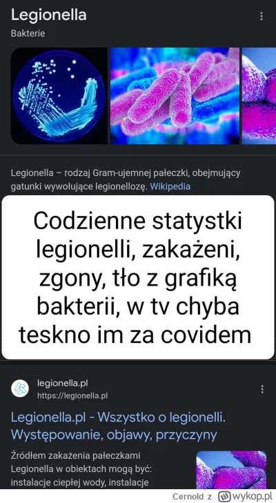 Cernold - trzeba się jak najszybciej zaszczepić, zamknąć lasy

#heheszki 
#wspomnieni...