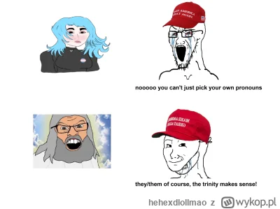 hehexdlollmao - czego nie rozumiesz 1=3 a matematyka to lewacki wymysł #bekazkatoli #...