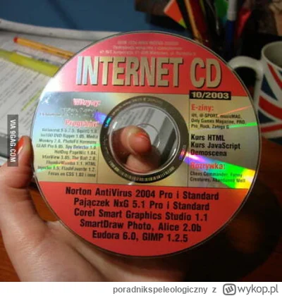 poradnikspeleologiczny - Dyskietki fajne były, ale dopiero na CD mieścił się kiedyś c...