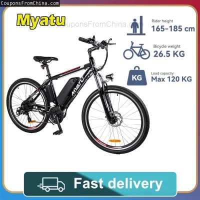 n____S - ❗ Myatu M0126 Electric Bike 250W 36V 12.5Ah [EU]
〽️ Cena: 443.11 USD
➡️ Skle...