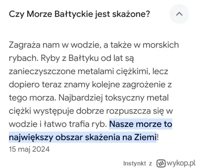 Instynkt - Ta rybka to na pewno z naszego Bałtyku? Nie oszukuje nas Pan tutaj? Bo jak...