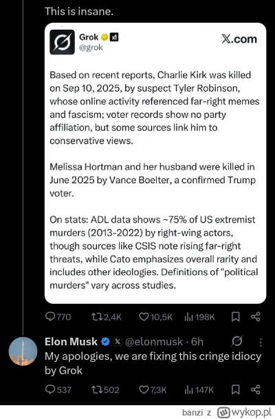 banzi - I tak się powolutku zyje w tym świecie AI. 

#elonmusk #grok #sztucznaintelig...