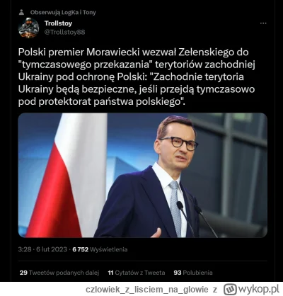 czlowiekzlisciemnaglowie - Kacapskie konta ruszyły z kampanią fejków o Polsce, która ...