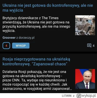 LITWIN - Wygląda na to, że żadna ze stron nie jest przygotowana...