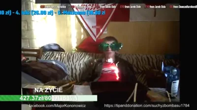 probak - #kononowicz #patostreamy Lajt z 08.07.2018 - ten, w którym wybucha petarda p...