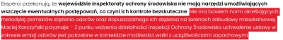 VValdek81 - @dybligliniaczek:  
1)  Przekazuję  stanowisko organu  który zajmuje  się...
