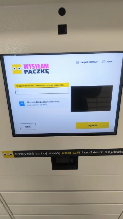 Okaz_prawilnosci - #inpost hasło InPost jak to wpisać kod? Symultanicznie?