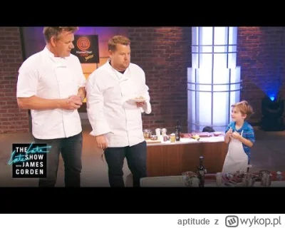 aptitude - Wiemy, że Gordon Ramsay lubi heheszkować i robić pranki, ale razem z James...