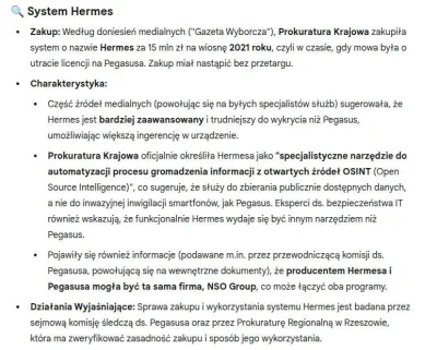 RidgeForrester - @szmichal: pegasus to jedno ale jak się sprawa ma z Hermesem? po tym...