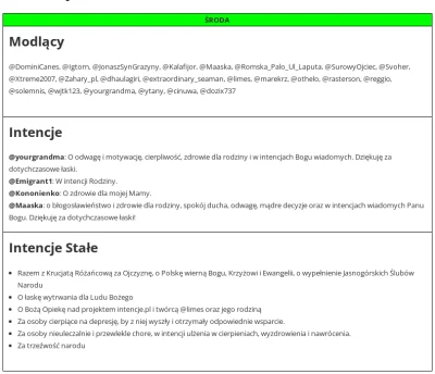 dendrofag - @DominiCanes, @Igtorn, @JonaszSynGrazyny, @Kalafijor, @Maaska, @RomskaPal...