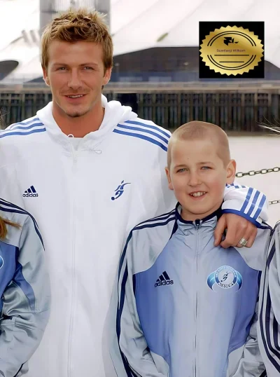 Yaszu - Tu ja z moim idolem Davidem Beckhamem, wtedy byłem jeszcze młodym początkując...