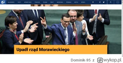 Dominik-95 - Czy to V symbolizuje Vateusza?
#sejm