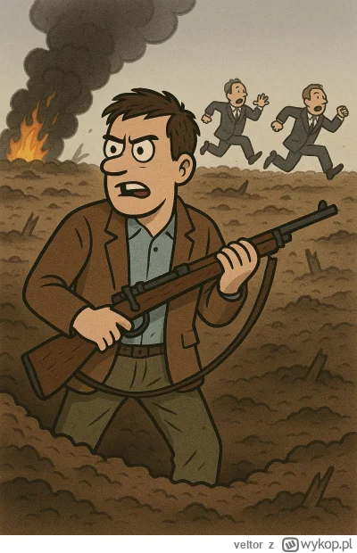 veltor - Ja jestem patriotą. 
Ja będę bronił moje ojczyzny a nie tak jak wy ucieknę j...