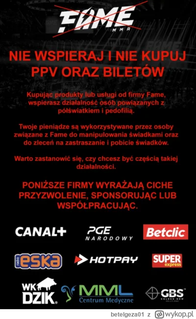 betelgeza01 - #famemma Prawilnie przypominam ;) kupujac ppv napychasz kieszenie boxde...