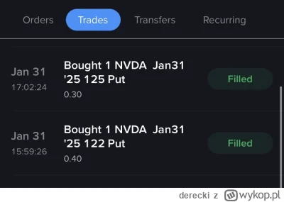 derecki - @SmartCheetah: No pięknie się udało zamknąć dwa sell puty z zyskiem 1000$ i...