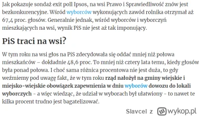 Slavcel - @robert5502:

Nie każdy mieszkający na wsi to rolnik.