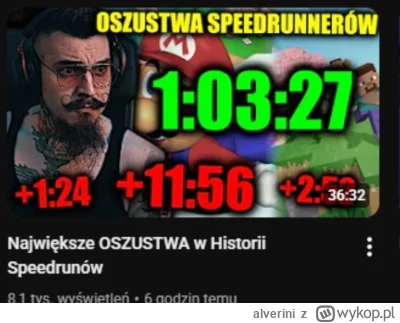 alverini - O, kiszak ogląda własne speedruny z dark soulsow, elden ring czy wowa, cie...