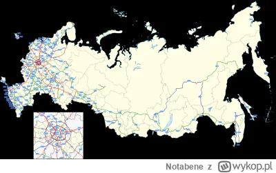Notabene - Autostrady wyznaczają co jest ważne w kraju. 

Rosja: 

#autostrady #rosja