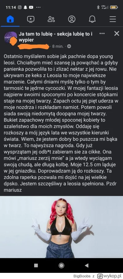 BigBoobs - #famemma 
Znalazłem @karix98 na Facebooku, całkiem już gościa odkleiło po ...
