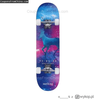 n____S - ❗ SGODDE 31inch Skateboard 7 Layers [EU]
〽️ Cena: 19.99 USD (dotąd najniższa...