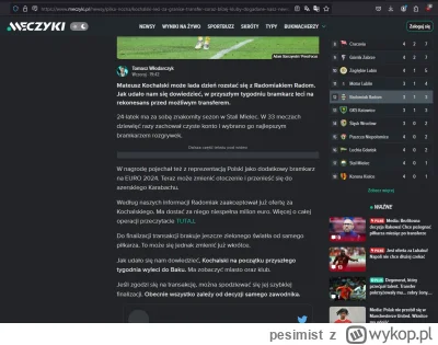 pesimist - #ekstraklasa myślałem że #meczyki to poważniejsza strona, i to sam Naczeln...