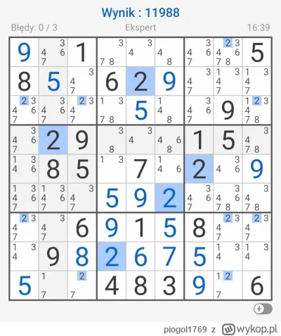 piogol1769 - sa tu jacyś fani sudoku i potrafili by mi wyjaśnić jak rozwiązać nieco t...