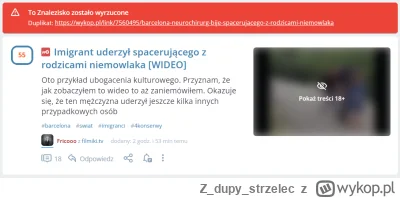 Zdupystrzelec - Znalezisko z migrantem bijącym białego niemowlaka też bardzo szybko z...
