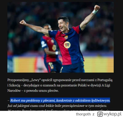 thorgoth - O, Lewus nagle ozdrowiał i będzie gotowy na mecz ligowy Barcy. I już go ni...