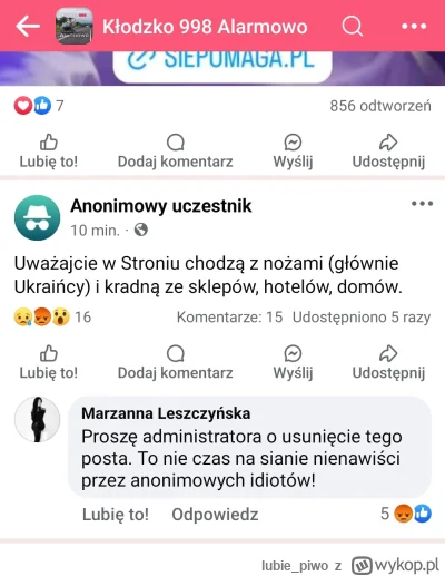 lubie_piwo - @Filippa akurat to Ukraińcy. Ale co można się spodziewać po kim kto ma o...