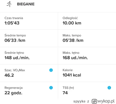 spyyke - 118 684,50 - 10,00 = 118 674,50

Ależ to było słabe bieganie (╯︵╰,)

30 mi...