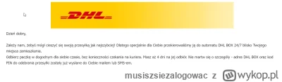 musiszsiezalogowac - DHL nie dostarcza paczek pod adres i jeszcze twierdzi, że to dla...