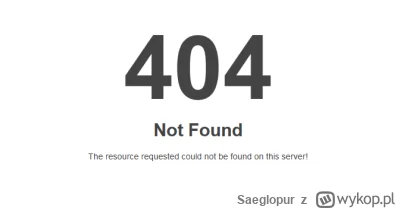 Saeglopur - @naczarak: Podobno tych ustaw jest już 404