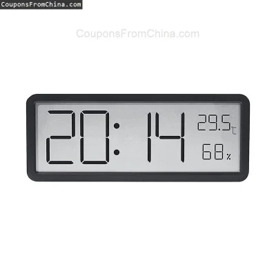 n____S - ❗ LCD Screen Digital Wall Clock Temperature Humidity
〽️ Cena: 14.99 USD (dot...