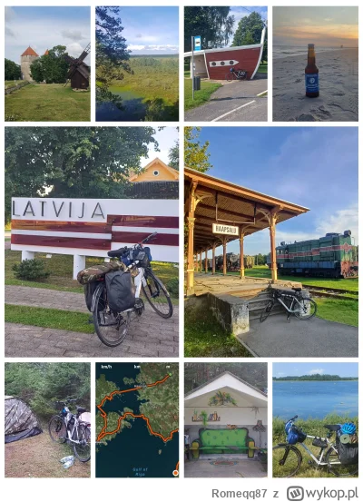 Romeqq87 - Najdłuższy i pierwszy zagraniczny bikepacking zaliczony. 410 km po Estonii...