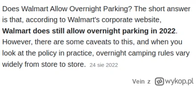 Vein - > Przecież w USA nie można spać w samochodzie?!

@O2O2122: można na parkingu W...