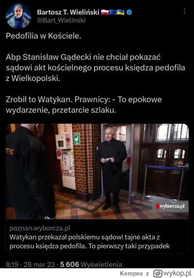 Kempes - #pedofilewiary #pedofilia #bekazkatoli #katolicyzm #polska #heheszki 

Tak o...